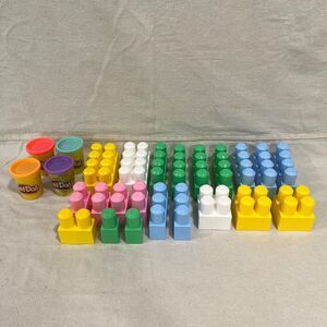 Kids Toy Bundle Play-Doh & Lg Legos Mega Bloks First Builders Building Blocks